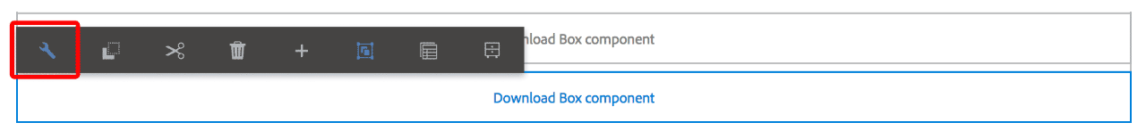 Edit the download box component